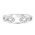 Open White Gold  & Diamond Infinity Band in 14KT Gold UR2083