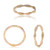 Criss Cross Tri-Colored Diamond Ring in 14KT Gold KR2381YR.jpg
