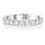 Eight Stone White Diamond Band in 14KT Gold kr5005w