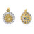 Oval Fancy Yellow Diamond Pendant in 14KT Gold NP961