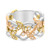 Mixed Metal Diamond Fashion Ring in 14KT Gold kr3172wry
