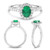 Oval Emerald Ring in 14KT Gold KR5394WEM