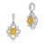 Oval Fancy Yellow Diamond Pendant in 14KT Gold 1122