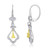 Pear Shape Fancy Yellow Diamond Earrings in 14KT Gold NE522WY