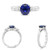 Oval Sapphire Ring in 14KT Gold MR634B