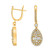 Baguette Diamond Earrings in 14KT Gold DE1057