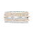 White & Rose Gold  Diamond Pave Stacking Ring in 14KT Gold UR1756