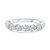 White Gold  Five Stone Diamond Band in 14KT Gold ur2009