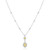 Oval Fancy Yellow Diamond Necklace in 14KT Gold KN4194WY