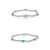 Oval Emerald Bracelet in 14KT Gold GB3438