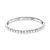 White Gold Half Way Diamond Band
  RJ-MR933WB-1