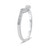 Half Pave Curved Diamond Band
  RJ-UR1722WB-1