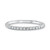 White Gold Fishtail Half Pave Diamond Band
  RJ-KR5246W-WB