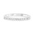 White Diamond Pave Wedding Diamond Band
  RJ-KR3310W-WB