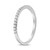 Fishtail Half Pave Diamond Band
  RJ-KR3323W-WB