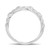 Twisted White Gold Diamond Band
  RJ-MR755WB-1