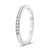 Shared Prong Milgrain Diamond Band
  RJ-KR2136W-WB