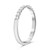 White Gold Diamond Half Eternity Diamond Band
  RJ-MR927-1