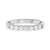 Seven-Stone White Diamond Wedding Diamond Band
  RJ-UR1908-7-0.50-B-W-6.5