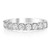 Nine-Stone White Diamond Wedding Diamond Band
  RJ-UR1908-9-1.00-B-W-6.5