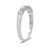 White Gold Five Stone Diamond Band
  RJ-UR2009-2