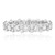 White Diamond Cluster Eternity Diamond Band
  RJ-UR1847-1