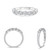 White Gold Five Stone Diamond Band
  UR2009-2