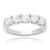 Five Stone White Diamond Band
  RJ-UR1908-20