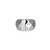 Sterling Silver  Elle "Captivate" Rhodium Plated Band Ring Sz 6