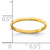 14KT Bamboo Texture Band Childs Ring
