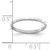 14KT White Gold Bamboo Band Childs Ring