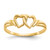 10KT Heart Ring