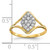 10KT Cubic Zirconia Ring