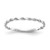 10KTW Diamond-cut Textured Rope Band Ring