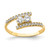 10KT Cubic Zirconia Fancy Ring