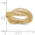 14KT Gold Twisted Woven Mesh Stretch Ring