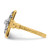 10KT Two-tone Polished INRI Crucifix Ring