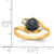 14KT Polished Diamond & Pearl Ring Mounting