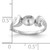 14KT White Gold Polished Pearl Ring Mounting
