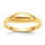 14KT Childs Polished Dome Ring