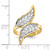10KT withRhodium Diamond-Cut Filigree Ring