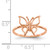 14KT Rose Gold Polished Butterfly Ring