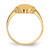 14KT 14.5x7.0mm Open Back Signet Ring