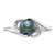 14KT White Gold 5.5mm Black FW Cultured Pearl ring