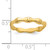 14KT Polished Bamboo Band