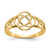 14KT Polished Ladies Celtic Knot Ring