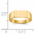 10KTy 5.5x10.5mm Closed Back Signet Ring