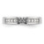 Peg Set Diamond Semi-mount Engagement Rings