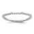 14KT White Gold 1/15 carat Diamond Complete Wedding Band