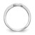 14KT White Gold 1/15 carat Diamond Complete Wedding Band